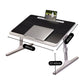 SOGA 2X 60X40cm Black Small Laptop Bed Portable Foldable Study Table Adjustable