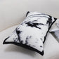 SOGA 35cm Throw Pillow Black and White Leopard Thick Premium Polyester Fiber for Home Decor