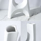 SOGA 31x32cm Ornament Modern Minimalist Bottle Holder Stylish Cylindrical Stand and Plant Pots for Home Décor