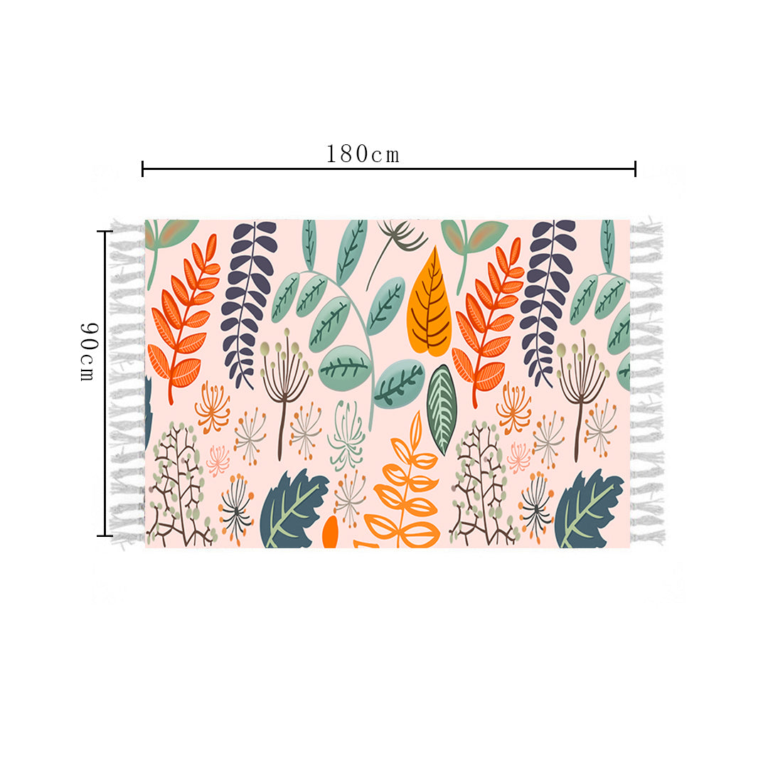 SOGA 90cm Soft cotton woven handmadeArea rugs for living room bedroom, Home Decor
