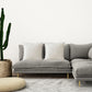 SOGA 50cm Gray Pillow Basic Square Stylish Geometric Plush Solid Decorative Covers Throw Pillow