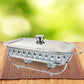 SOGA 2L Lace Edge Dining Stove Silver Color Portable Dining Cooking Appliance for Kitchen Essential