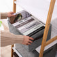 SOGA 2X Large Grey Non-Woven Diamond Quilt Grid Fabric Storage / Organizer Box