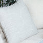 SOGA 2X 50cm Throw Pillow Off White Lumbar Embroidered Decorative Cover Stitch for Home Decor