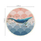 SOGA 2X 120cm Round Tassels Shark Print Area Rugs, Home Decor
