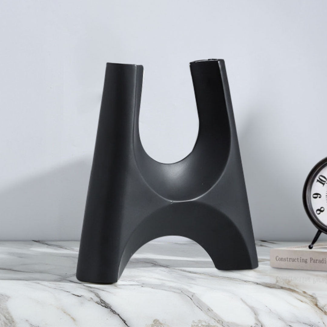 SOGA 42x39cm Ornament Modern Minimalist Bottle Holder Stylish Cylindrical Stand and Plant Pots for Home Décor
