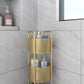 SOGA 3 Tier Bathroom Shelf Multifunctional Storage Display Rack Organiser with wheels