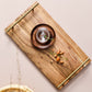 SOGA 36cm Brown Rectangle Wooden Acacia Food Serving Tray Charcuterie Board Centerpiece Home Decor