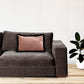 SOGA 35cm Mid-century Style Raised Embroidery Texture Edged Lumbar Throw Pillow