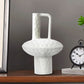 SOGA 20x30cm Ornament Contemporary White Ceramic Vase Decorative for Minimalist and Elegant Home Decor