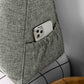 SOGA 2X 100cm Light Grey Triangular Wedge Bed Pillow Headboard Backrest Bedside Tatami Cushion Home Decor