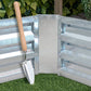 SOGA 90cm Square Galvanised Raised Garden Bed Vegetable Herb Flower Outdoor Planter Box