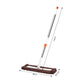 SOGA 80x12 Coffee Microfiber Flat Mop Floor Cleaning Pads Rotating Dust Remover