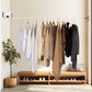 SOGA 160mm Wall-Mounted Clothes Line Dry Rack Retractable Space-Saving Foldable Hanger White
