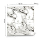SOGA Peel & Stick Floor and Wall Tiles 30 x 30cm 10 Pack Black White Faux Marble