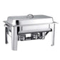 SOGA 2X 9L Stainless Steel 3 Pans Bain-marie Chafing Catering Dish Buffet Food Warmer