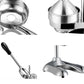 SOGA Stainless Steel Manual Juicer Hand Press Juice Extractor Squeezer Orange Citrus