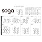 SOGA 2X 2 Tier Multifunctional PP Plastic Bag Box Portable Cubby DIY Storage Shelves Stackable Handbag Purse Organiser
