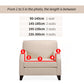 SOGA 2-Seater Coffee Sofa Cover with Ruffled Skirt Couch Protector High Stretch Lounge Slipcover Home Decor