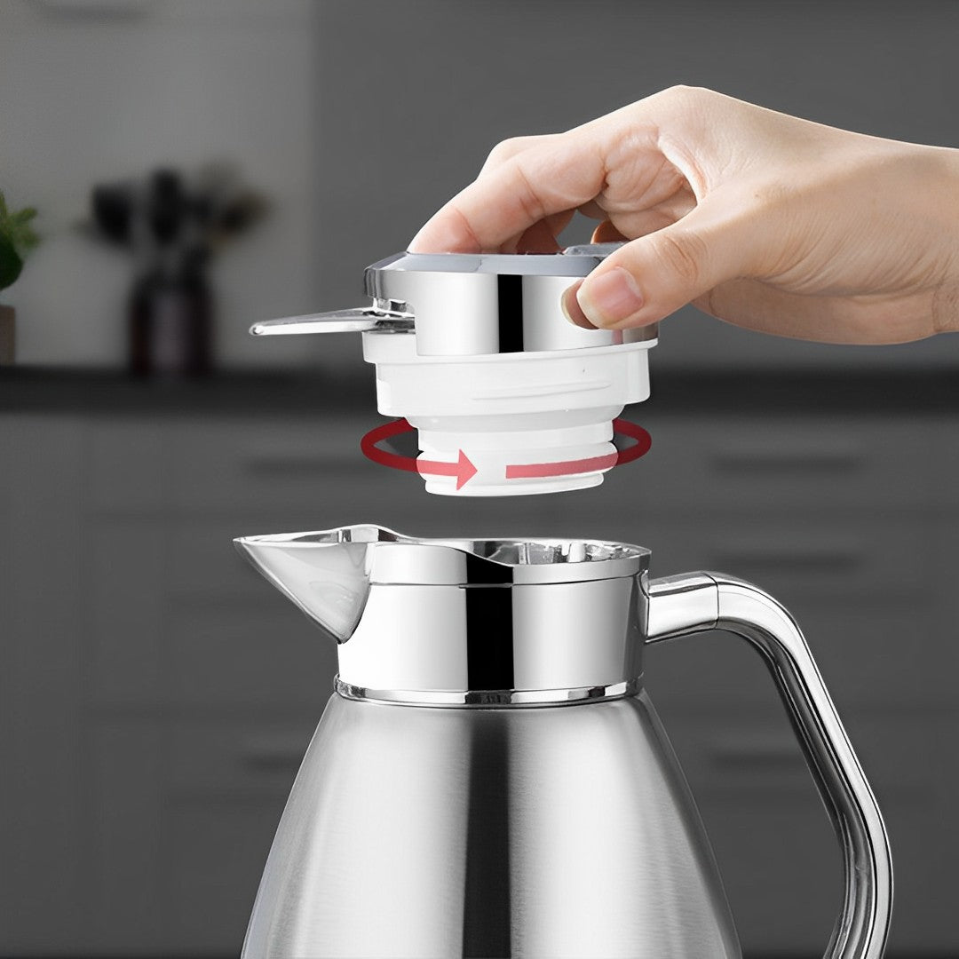 SOGA 1.8L Stainless Steel Insulated Vacuum Flask Water Coffee Jug Thermal