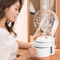 SOGA White 360 2 Layered Jewelry Storage Box Waterproof Dustproof Accessories Organiser