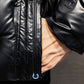 abbee Black 3XL Winter Hooded Glossy Overcoat Long Jacket Stylish Lightweight Quilted Warm Puffer Coat