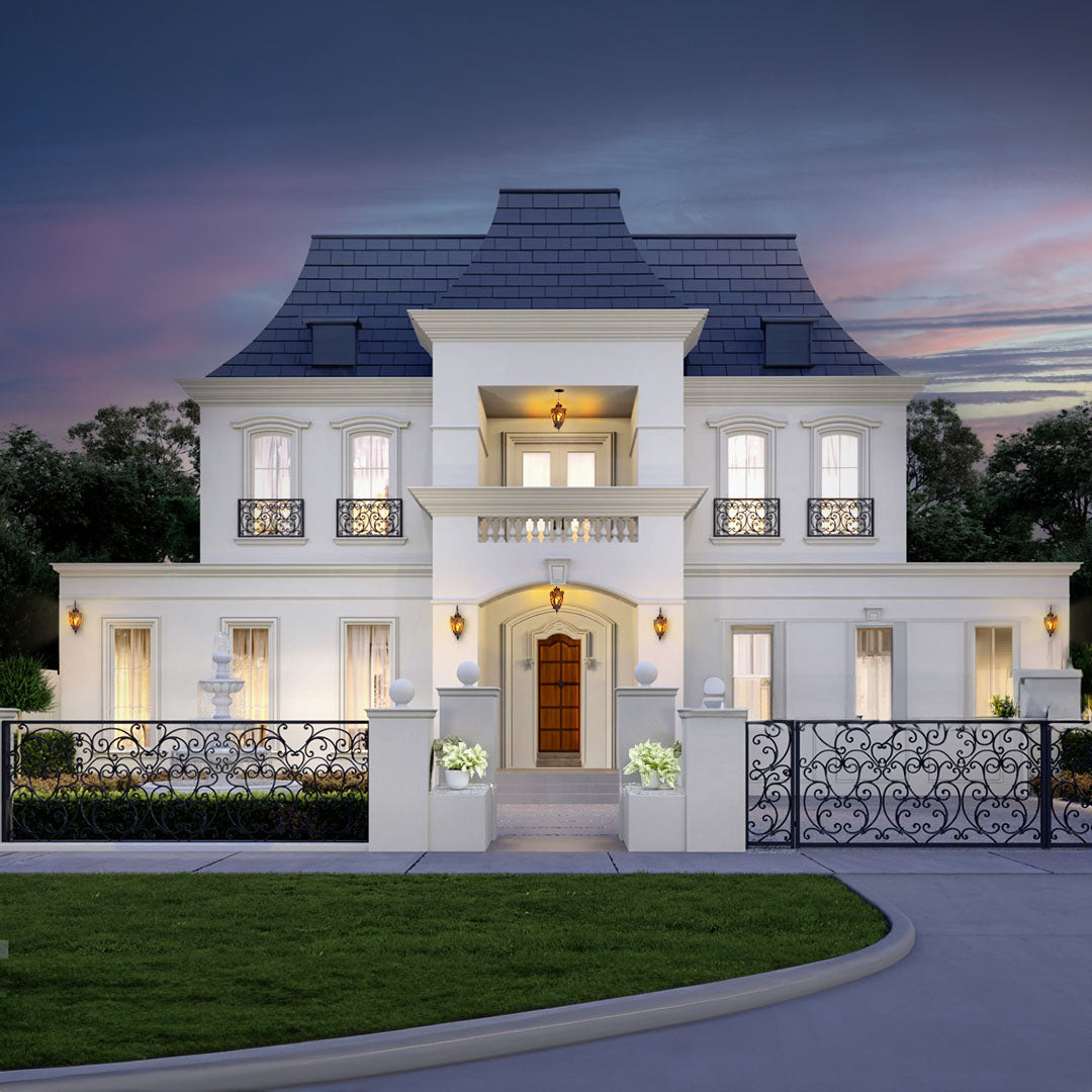 Vintage Lamp 6X 48cm Aluminum Glass Lantern Chandelier for Home Decor