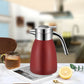 SOGA 2X 2.2L Stainless Steel Insulated Vacuum Flask WaterBottle Red