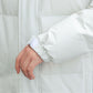 abbee White 2XL Winter Hooded Overcoat Long Jacket Stylish Lightweight Quilted Warm Puffer Coat