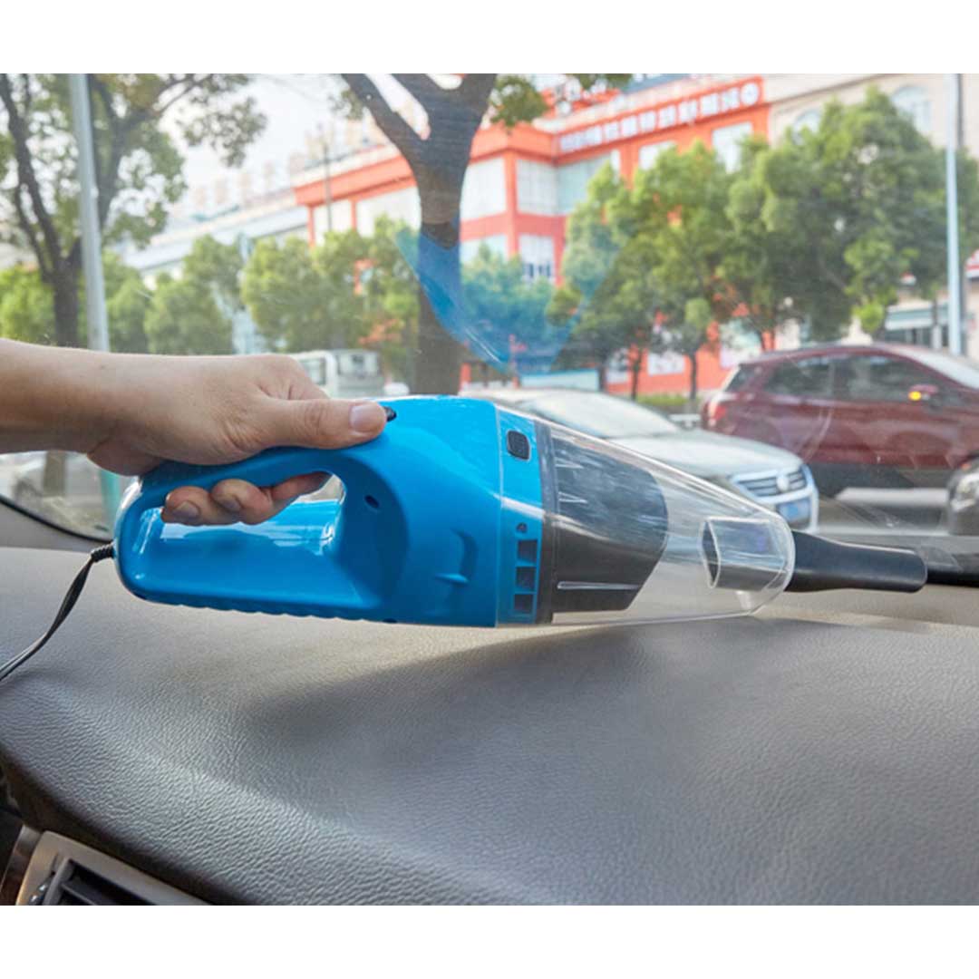 SOGA Portable Camping Car Set Inflatable Air Bed Mattress Storage Organizer Handheld Vacuum Blue