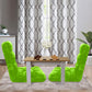 SOGA 2X Floor Recliner Folding Lounge Sofa Futon Couch Folding Chair Cushion Green