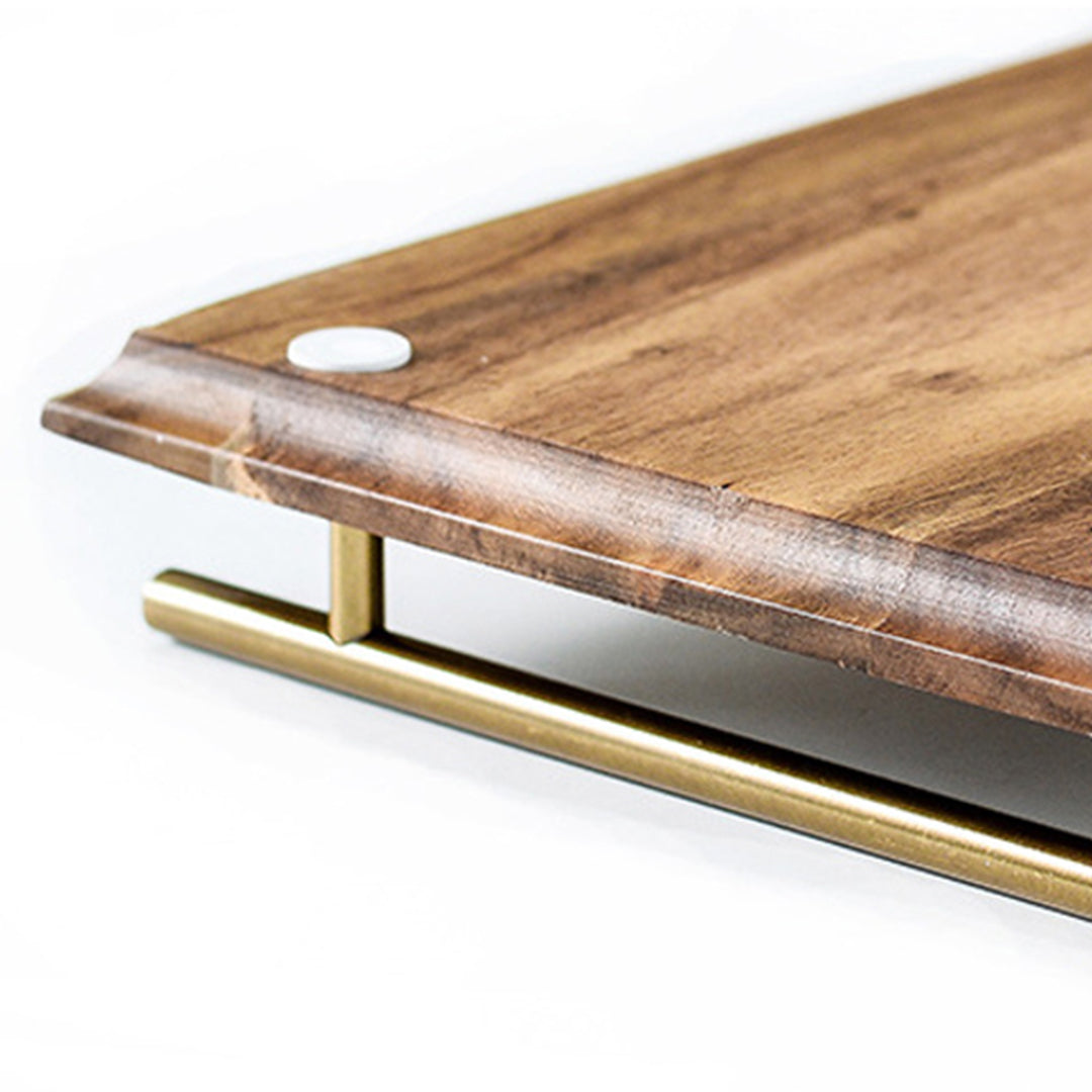 SOGA 36cm Brown Rectangle Wooden Acacia Food Serving Tray Charcuterie Board Centerpiece Home Decor