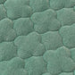 SOGA 2X Green 183cm Wide Mattress Cover Thick Quilted Fleece Stretchable Clover Design Bed Spread Sheet Protector with Pillow Covers