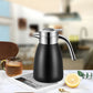 SOGA 1.2L Stainless Steel Insulated Vacuum Flask WaterBottle Black