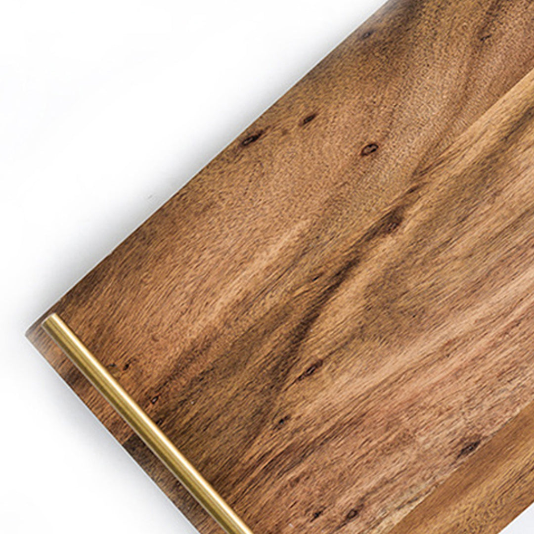 SOGA 36cm Brown Rectangle Wooden Acacia Food Serving Tray Charcuterie Board Centerpiece Home Decor