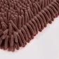 SOGA 80x12 Coffee Microfiber Flat Mop Floor Cleaning Pads Rotating Dust Remover