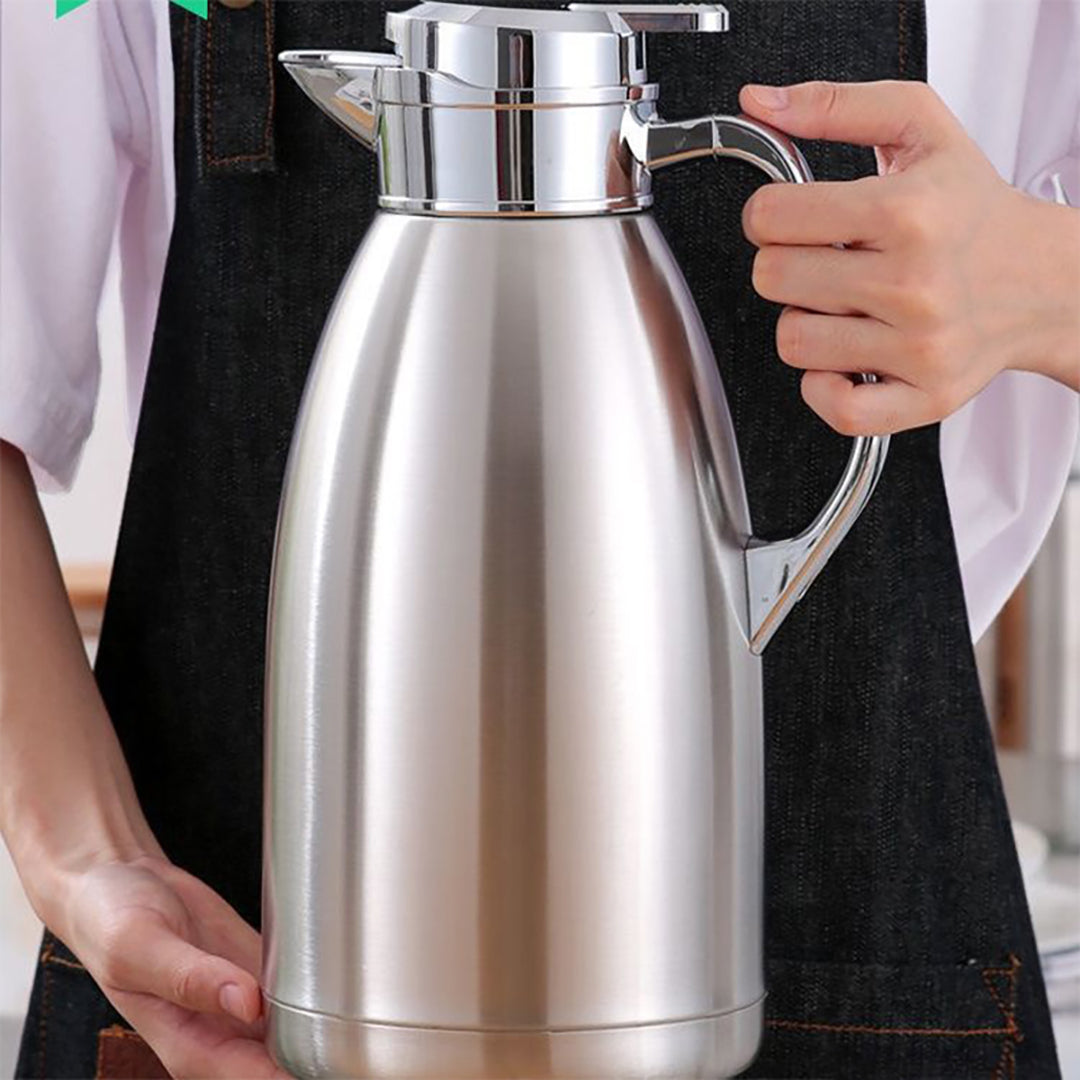 SOGA 1.8L Stainless Steel Insulated Vacuum Flask Water Coffee Jug Thermal