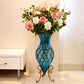 SOGA 12pcs Artificial Silk Flower Fake Rose Bouquet Table Decor Pink