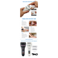 017 Black Electric Foot Callus Remover - Rechargeable