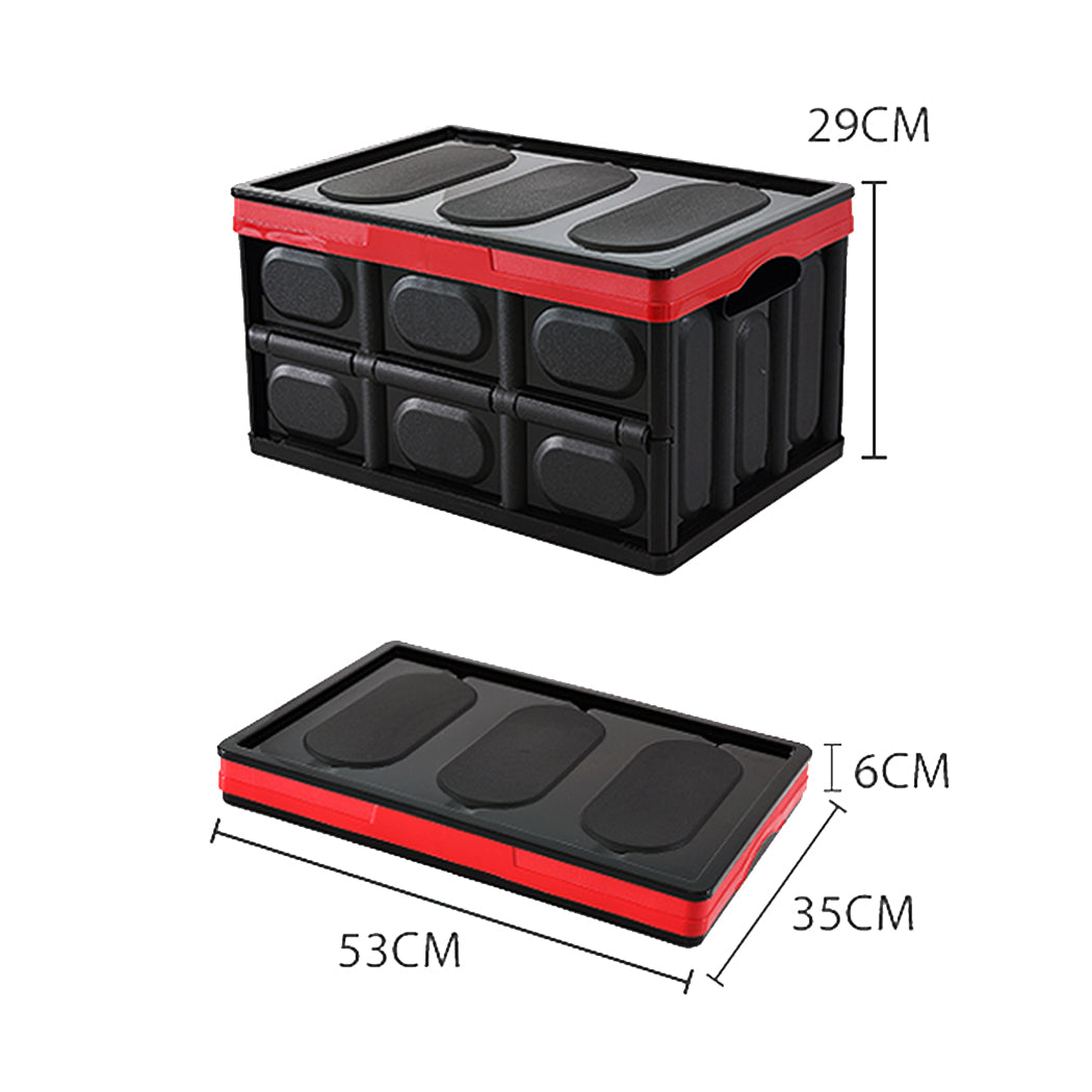 Car Boot Organiser Trunk Organizer Collapsible 50 Litre