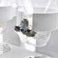 TOQUE Double Cereal Dispenser Dry Food White