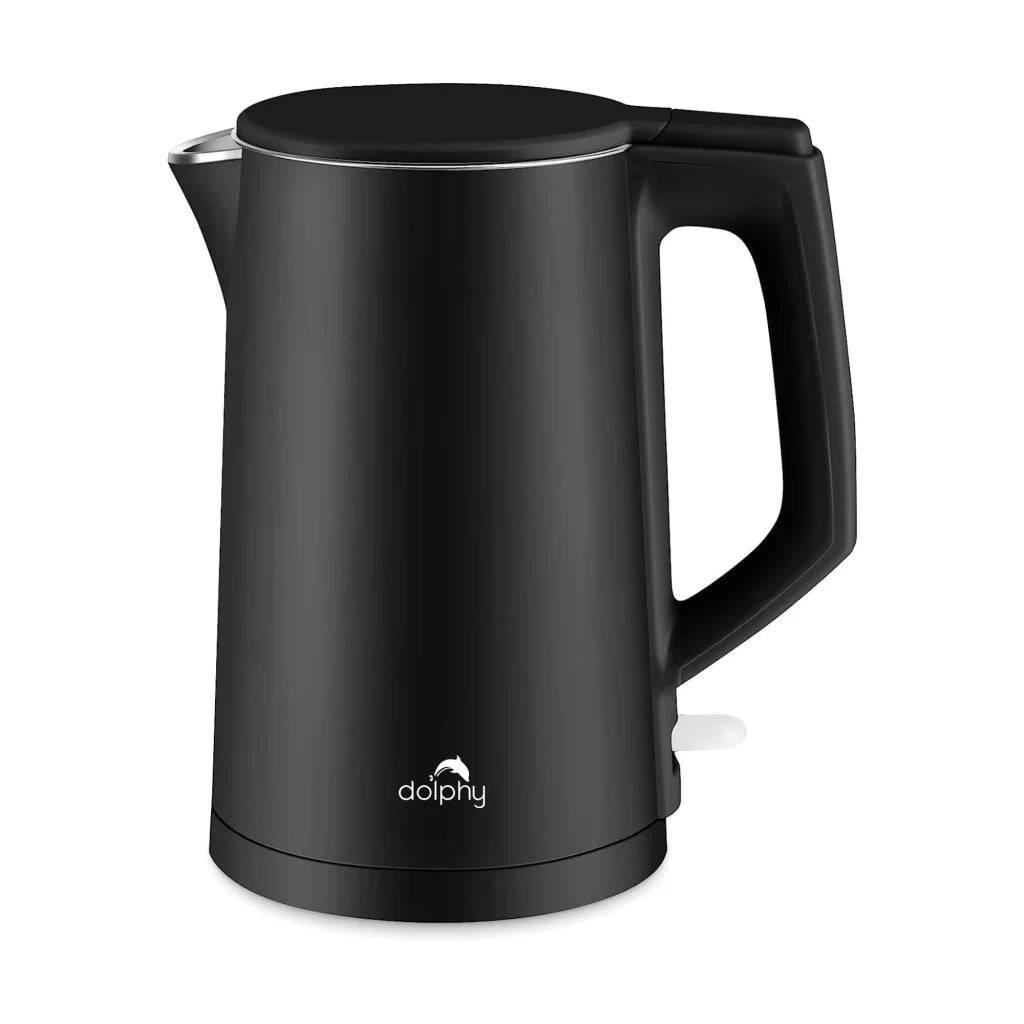 1.0L Black Stainless Steel Kettle - Appliances > Kitchen