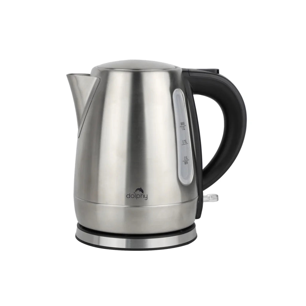 1.0L Stainless Steel Electric Kettle Black - Appliances >