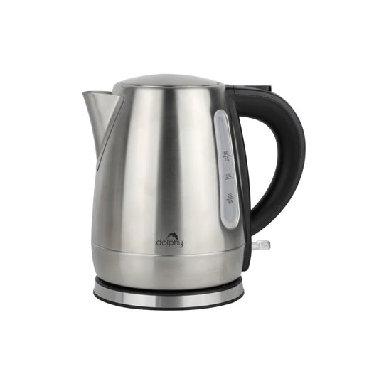 1.0L Stainless Steel Electric Kettle Black - Appliances >