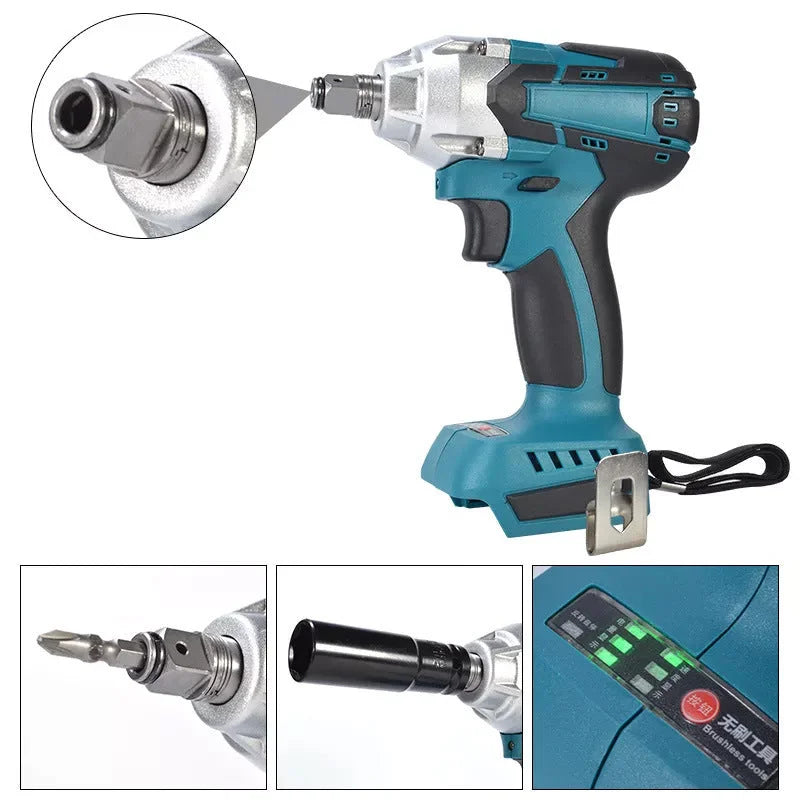 1/2’’ Cordless Impact Wrench Brushless Rattle Gun