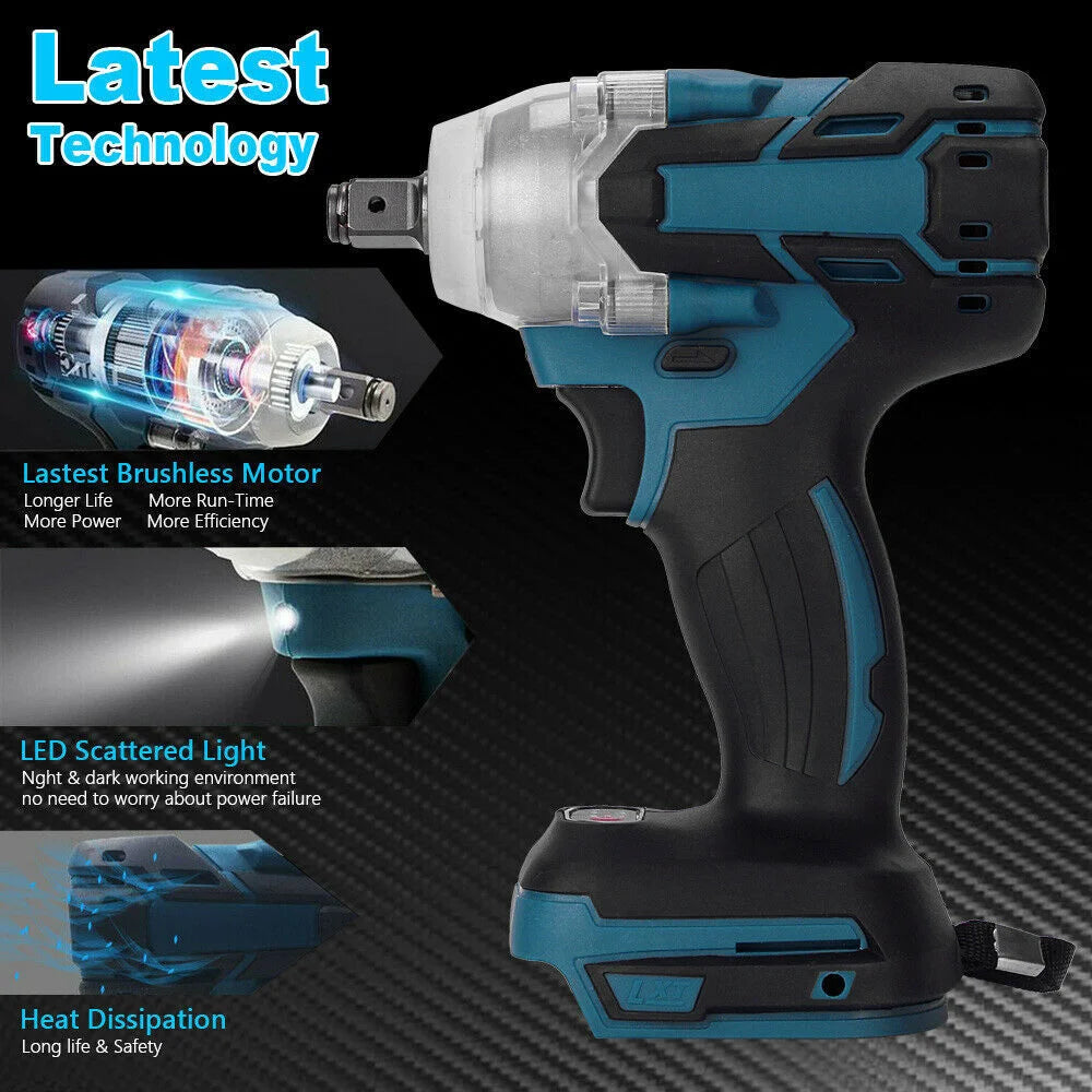 1/2’’ Cordless Impact Wrench Brushless Rattle Gun