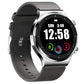 1.28 Inch Touch Colour Screen Smart Watch Black - Leather