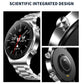 1.28 Inch Touch Colour Screen Smart Watch Black - Leather