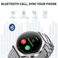 1.28 Inch Touch Colour Screen Smart Watch Black - Leather