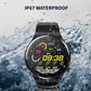 1.28 Inch Touch Colour Screen Smart Watch Black - Leather